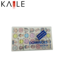 Mesas Domino con estuche de plástico de patrón popular